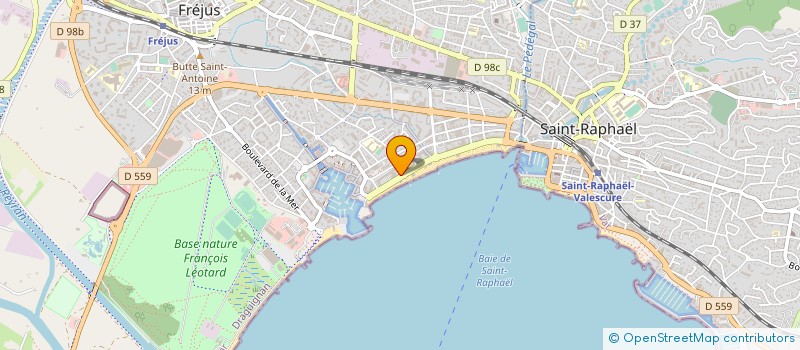 localisation de l'entreprise ENTREP GENERALE DE BATIMENT DU SUD EST à FREJUS