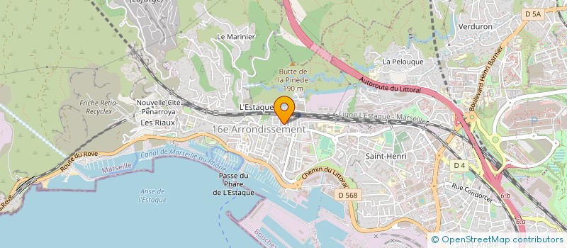 localisation de l'entreprise ENTREP GENERALE FUNERAIRE ET AGENCEMENT à MARSEILLE