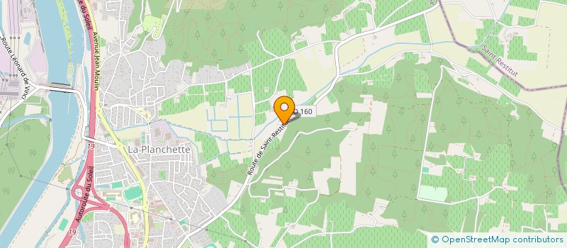 localisation de l'entreprise ENTREP GESTION COMPTABLE FINANCIERE à BOLLENE