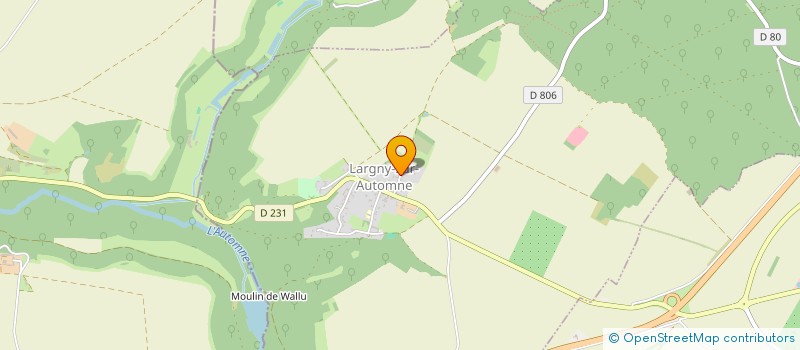 localisation de l'entreprise ENTREP PROFES CONSTRUCTION MODERNE à LARGNY-SUR-AUTOMNE