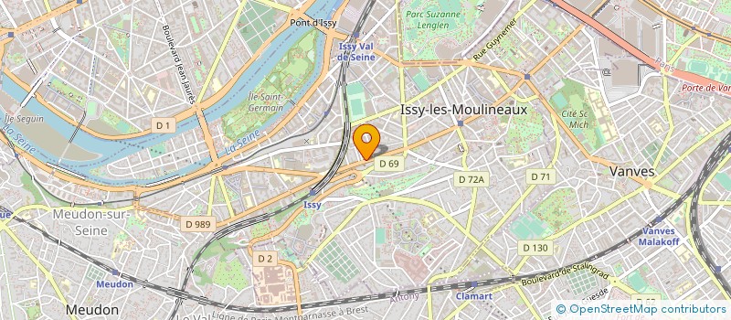 localisation de l'entreprise ENTREP RENOVATION CADRE ET OUTIL TRAVAIL à ISSY-LES-MOULINEAUX