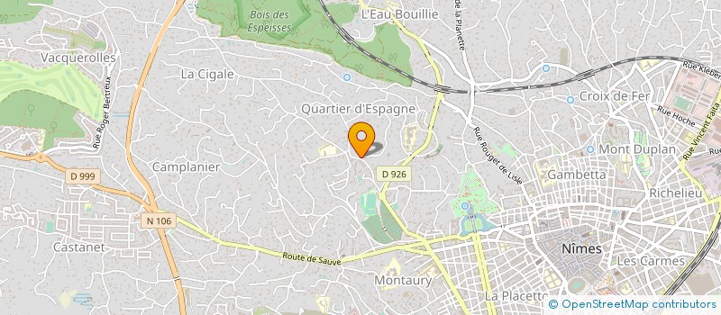 localisation de l'entreprise ENTREP TRAVAUX PUBLICS IMMOB A.CARREL  NIMES