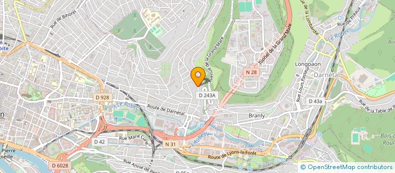 localisation de l'entreprise ENTREPENDRE à ROUEN