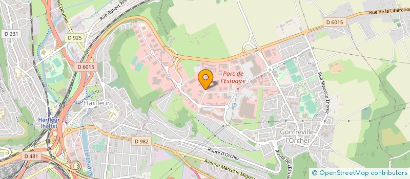 localisation de l'entreprise ENTREPOSAGE HAVRAIS à GONFREVILLE-L'ORCHER