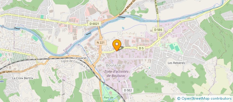 localisation de l'entreprise ENTREPOT 24 à BOULAZAC ISLE MANOIRE