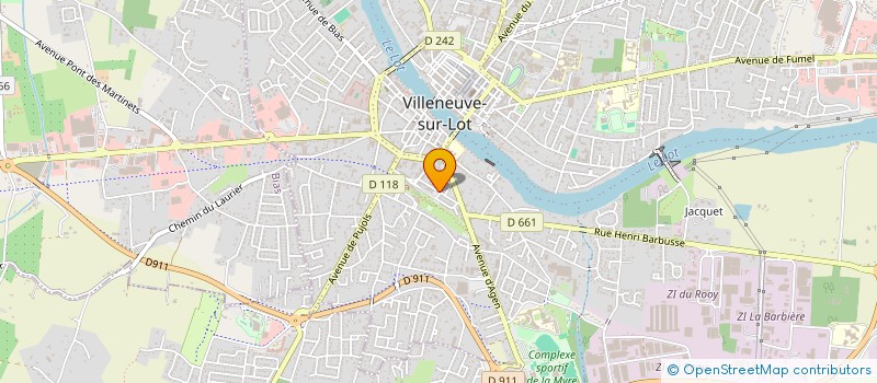 localisation de l'entreprise ENTREPOT 47 à VILLENEUVE-SUR-LOT
