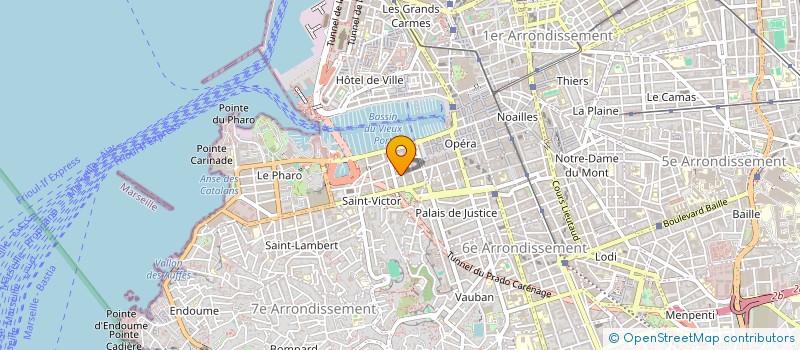localisation de l'entreprise ENTREPOT 99 à MARSEILLE