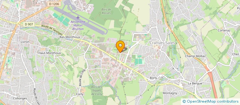 localisation de l'entreprise ENTREPOT BA 74  CRANVES-SALES