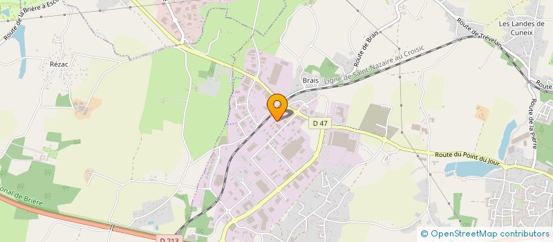 localisation de l'entreprise ENTREPOT COIFFURE ET ESTHETIQUE à SAINT-NAZAIRE