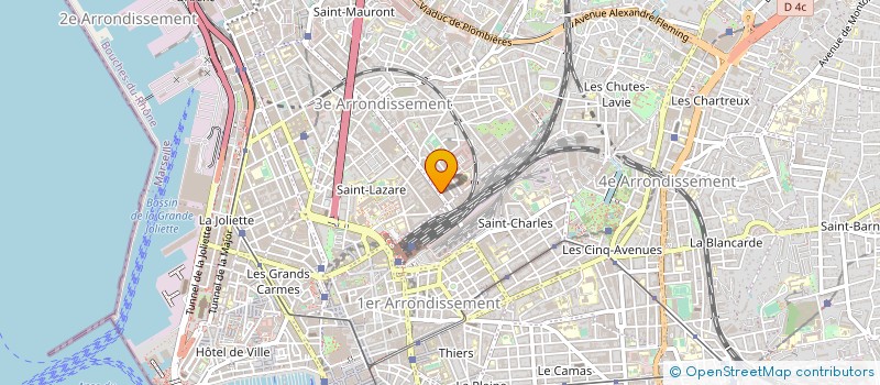 localisation de l'entreprise ENTREPOT DE LA LITERIE à MARSEILLE