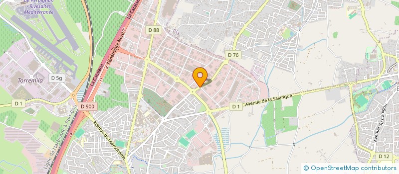 localisation de l'entreprise ENTREPOT DES BIERES DU NORD  PERPIGNAN