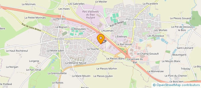 localisation de l'entreprise ENTREPOT FRIGORIFIQUE ARMORICAIN à BEDEE