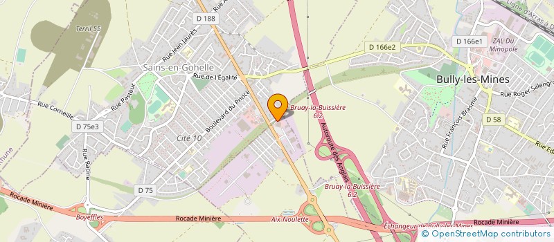 localisation de l'entreprise ENTREPOT FRIGORIFIQUE TAF & LOGISTIQUE à AIX-NOULETTE