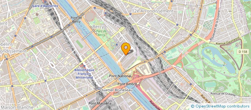 localisation de l'entreprise ENTREPOT INTERREG VINS SELECTIONNES à PARIS