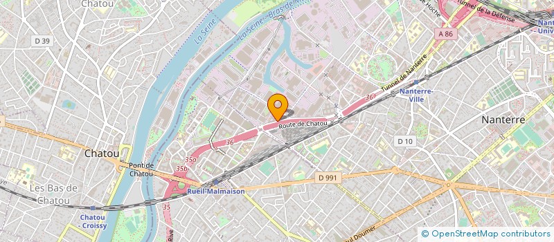 localisation de l'entreprise ENTREPOT PETROLIER DE DIJON  NANTERRE