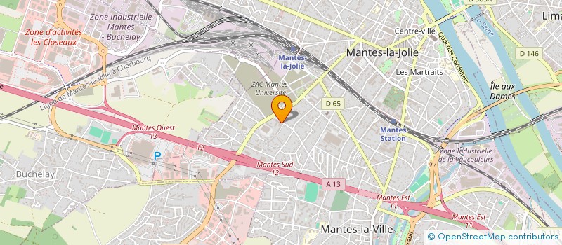 localisation de l'entreprise ENTREPOT PIECES AUTOS à MANTES-LA-VILLE