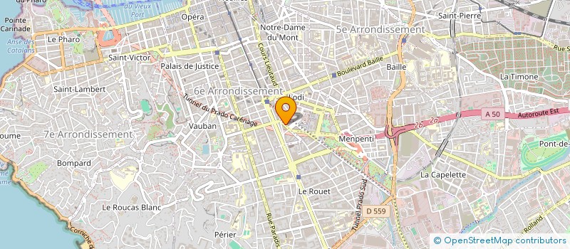 localisation de l'entreprise ENTREPOT VENTE DU MEUBLE à MARSEILLE