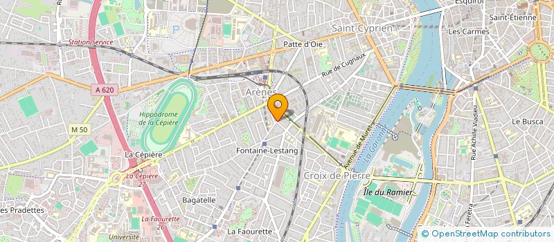 localisation de l'entreprise ENTREPOTES  TOULOUSE
