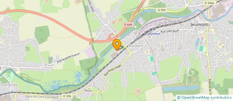 localisation de l'entreprise ENTREPOTS ABEL OBEIN  MARPENT