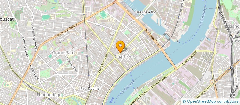 localisation de l'entreprise ENTREPOTS ANDRE GRAFFINEL  BORDEAUX