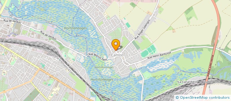 localisation de l'entreprise ENTREPOTS DE MONTIERES  CAMON