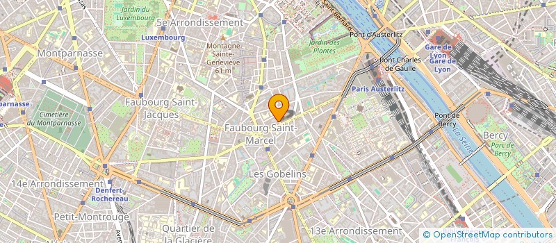 localisation de l'entreprise ENTREPOTS DU JARDIN DES PLANTES  PARIS