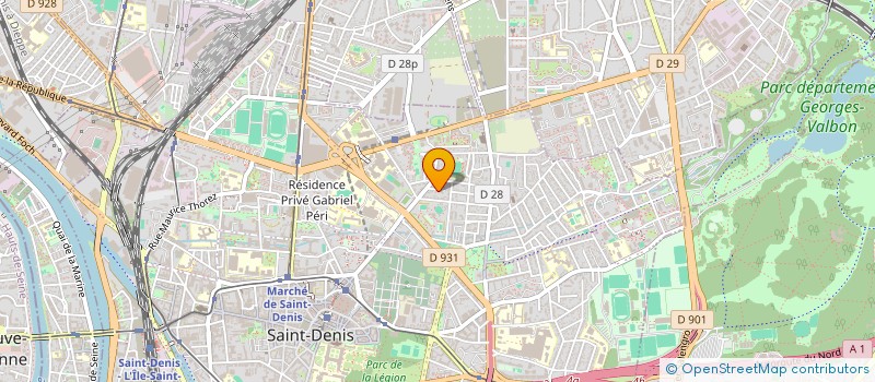 localisation de l'entreprise ENTREPOTS ET CIE  SAINT-DENIS