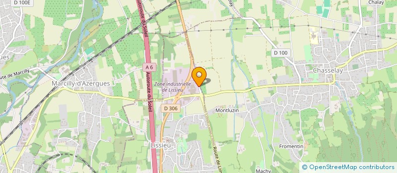 localisation de l'entreprise ENTREPOTS FRIGORIFIQUES DES MONTS D'OR à LISSIEU