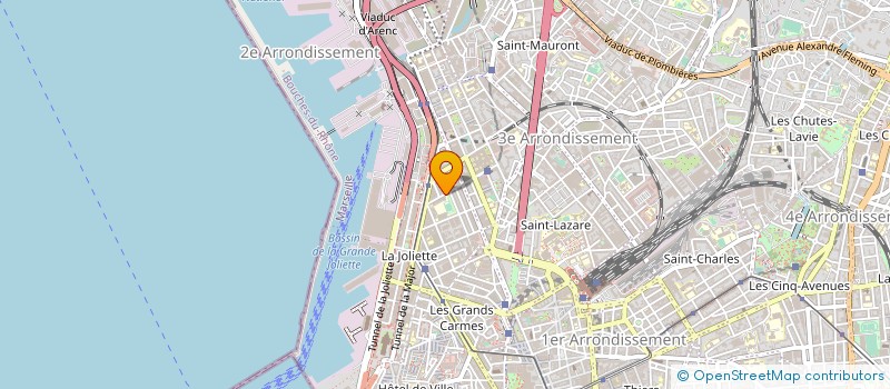 localisation de l'entreprise ENTREPOTS MARSEILLAIS à MARSEILLE