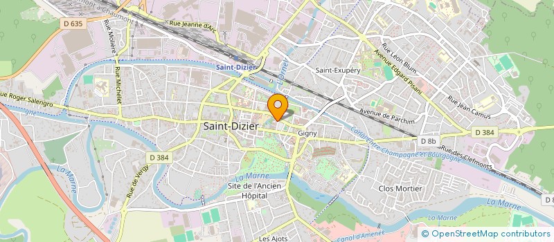 localisation de l'entreprise ENTREPOTS MOTO à SAINT-DIZIER