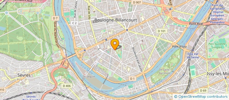 localisation de l'entreprise ENTREPOTS SOIXANTE DIX HUIT à BOULOGNE-BILLANCOURT