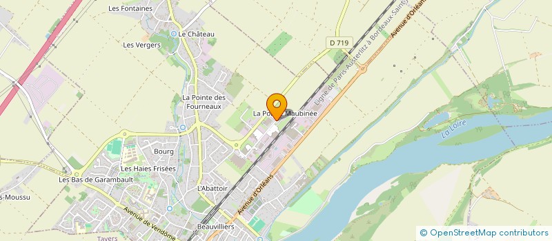 localisation de l'entreprise ENTREPOTS TEXIER ACTILOIRE  BEAUGENCY