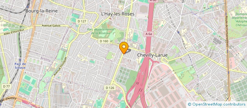 localisation de l'entreprise ENTREPR CONSTR ASSAINISSEMENT à CHEVILLY-LARUE