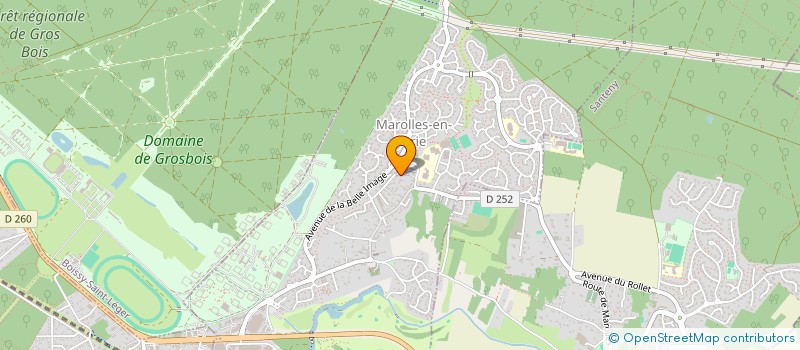 localisation de l'entreprise ENTREPR GENERAL RENOVATION ENTRETIEN  MAROLLES EN BRIE