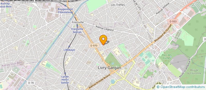 localisation de l'entreprise ENTREPR GENERALE CLOHARSIENNE REVETEMENT à LIVRY-GARGAN