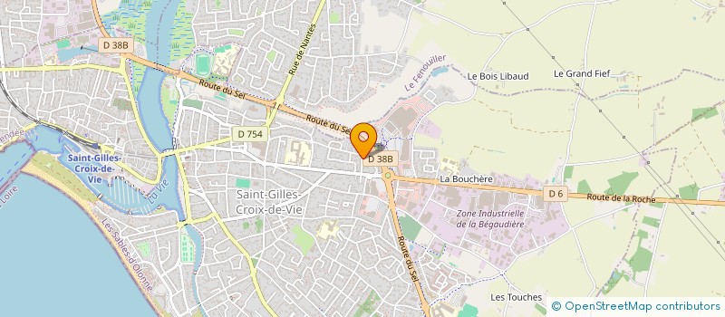 localisation de l'entreprise ENTREPR VIDANGE RATAUD ET FILS à SAINT-GILLES-CROIX-DE-VIE