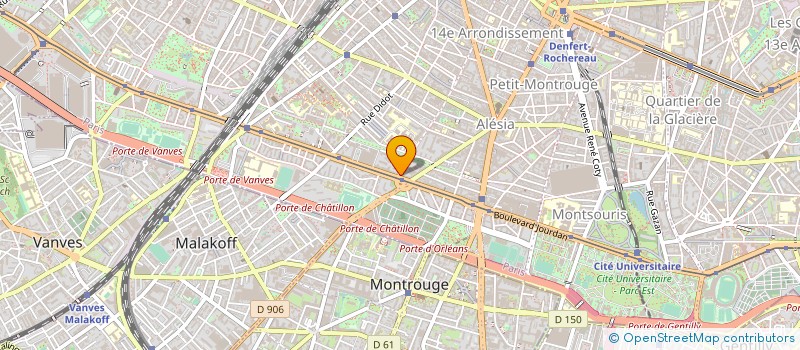 localisation de l'entreprise ENTREPREND RECHERC VEND EXTER à PARIS
