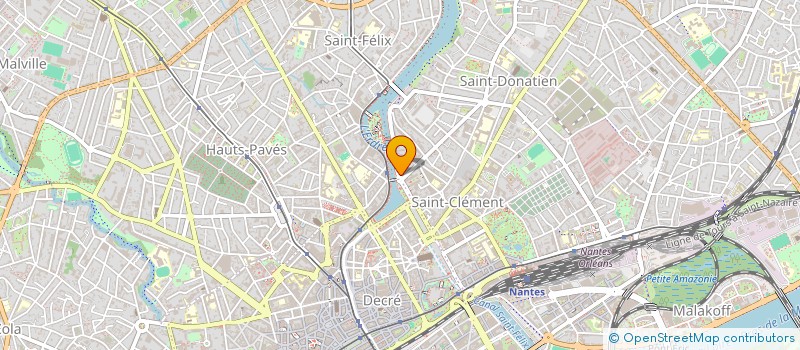 localisation de l'entreprise ENTREPRENDRE à NANTES