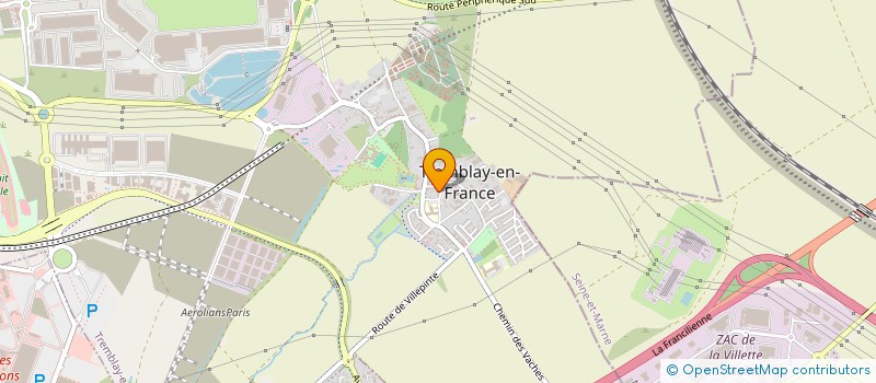 localisation de l'entreprise ENTREPRENDRE A TREMBLAY à TREMBLAY-EN-FRANCE