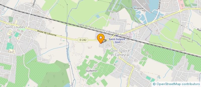 localisation de l'entreprise ENTREPRENDRE CONSTRUIRE RENOVER  ST SULPICE ET CAMEYRAC