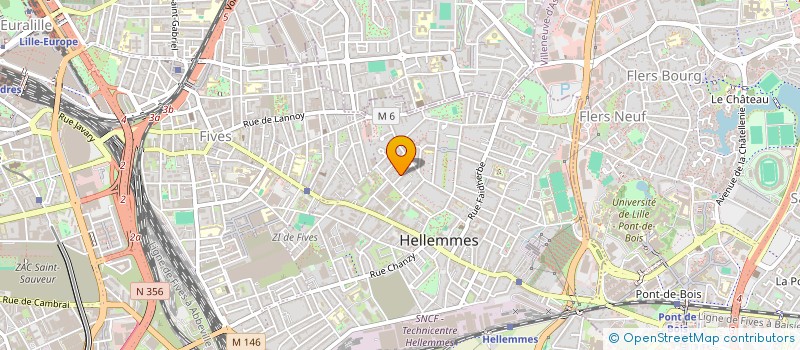 localisation de l'entreprise ENTREPRENDRE DANS LE GRAND SUD INITIATIVE  LILLE