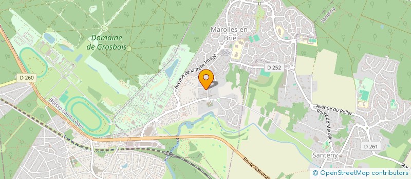 localisation de l'entreprise ENTREPRENDRE EN PLATEAU BRIARD  VILLECRESNES