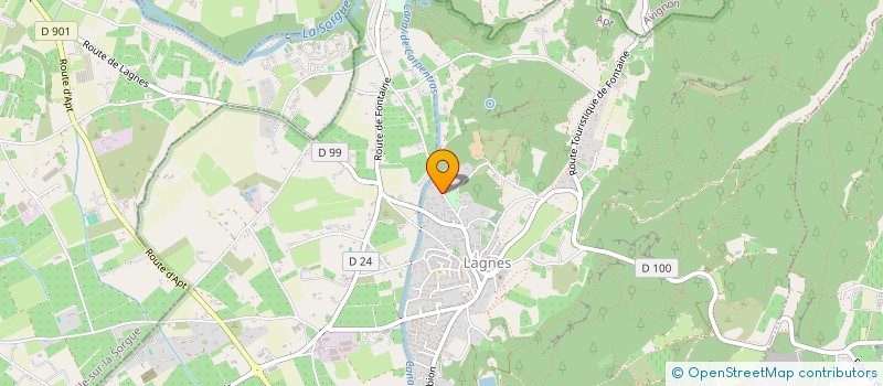 localisation de l'entreprise ENTREPRENDRE ENSEMBLE 84  LAGNES