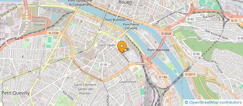 localisation de l'entreprise ENTREPRENDRE ENSEMBLE L ECONOMIE SOCIALE  ROUEN