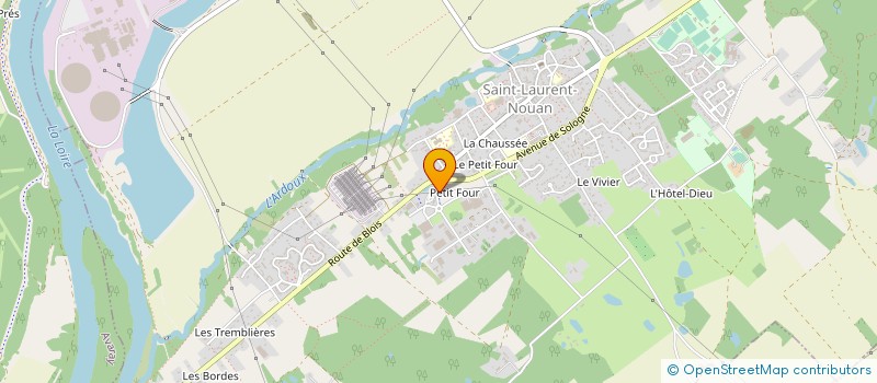 localisation de l'entreprise ENTREPRENDRE ENTRE LOIRE ET SOLOGNE  SAINT-LAURENT-NOUAN