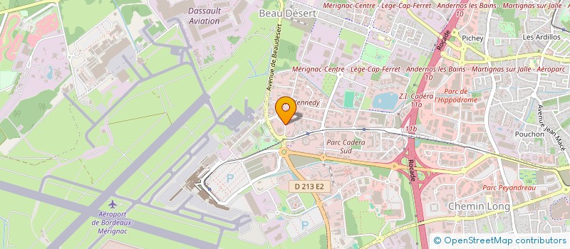 localisation de l'entreprise ENTREPRENDRE POUR APPRENDRE NOUVELLE AQUITAINE à PESSAC