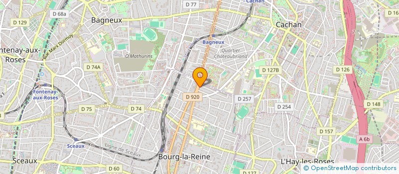 localisation de l'entreprise ENTREPRENDRE SANS SOUCIS à BOURG-LA-REINE