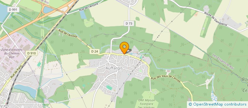 localisation de l'entreprise ENTREPRENEUR CAPITAL ET DEVELOPPEMENT  AUFFARGIS