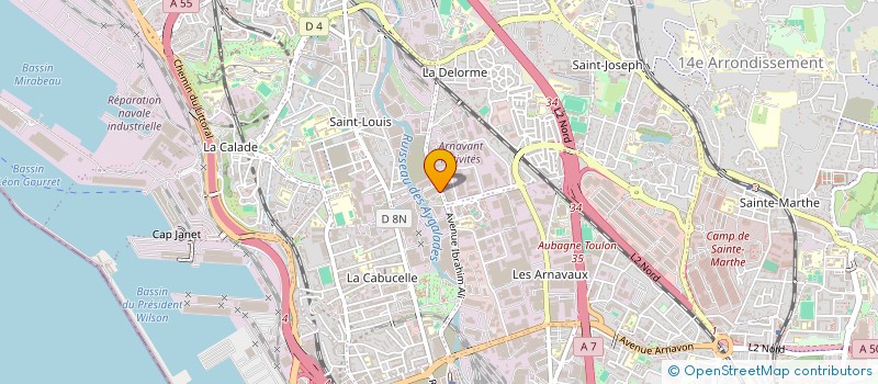 localisation de l'entreprise ENTREPRENEUR D'UN JOUR à MARSEILLE 15EME
