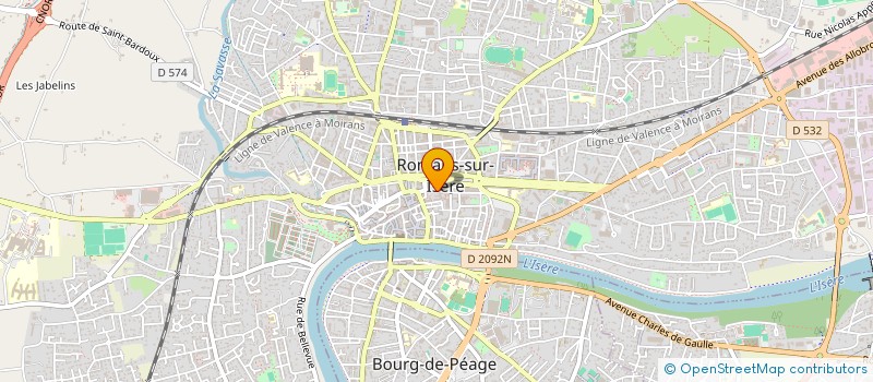 localisation de l'entreprise ENTREPRENEUR EDUCATIF  ROMANS-SUR-ISERE